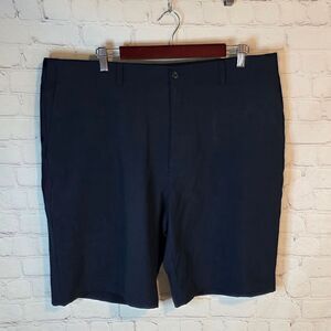 Men's Ben Hogan Navy Flat Front Shorts, Size 40